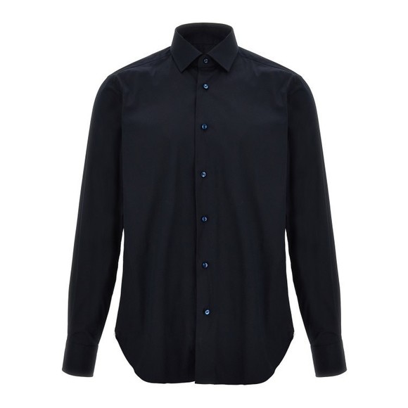 Barba Tailored Stretch Cotton Blend Poplin Shirt - NWT - Picture 1 of 4